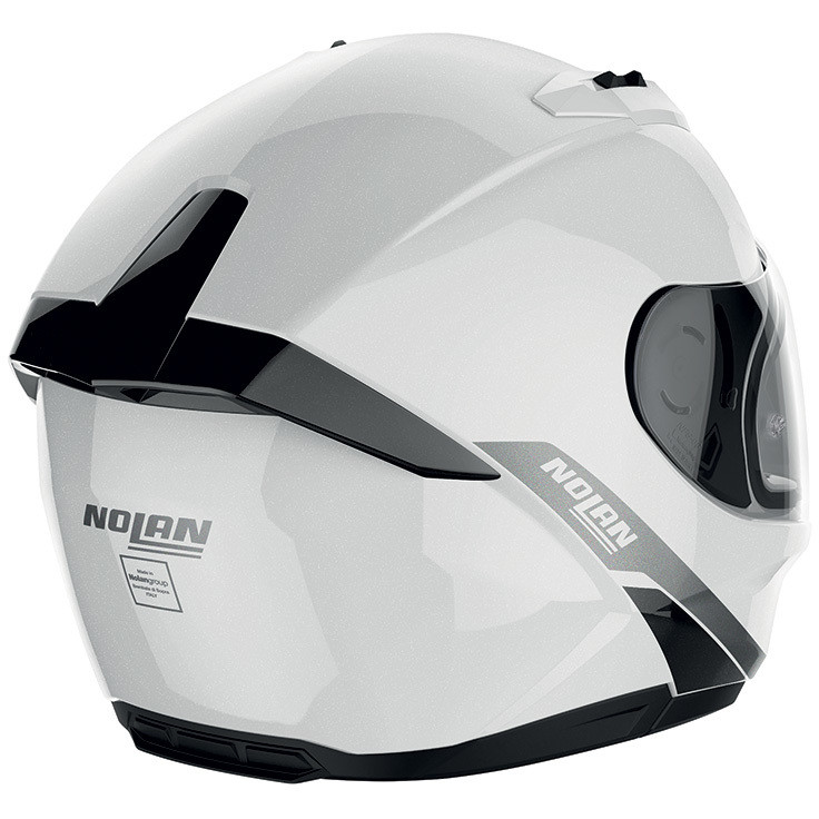 Casque Moto Intégral Nolan N60.6 STAPLE 043 Blanc Brillant