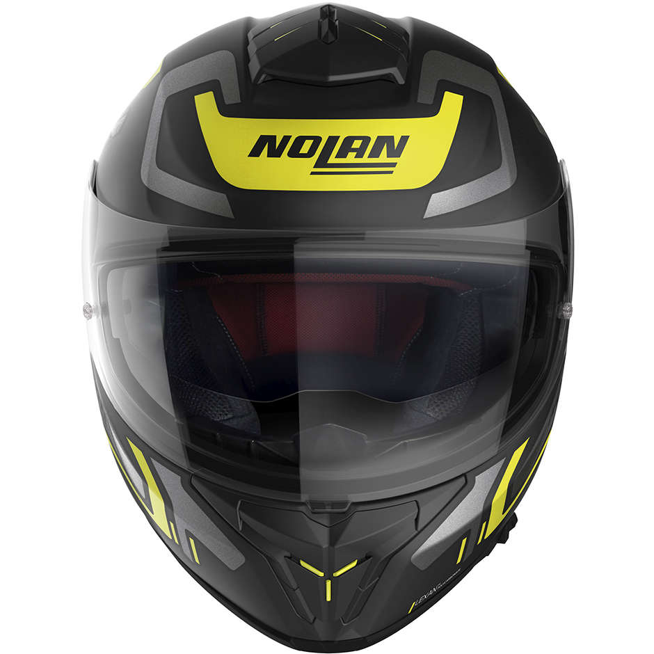 Casque Moto Intégral Nolan N80.8 ALLY N-Com 040 Jaune Mat