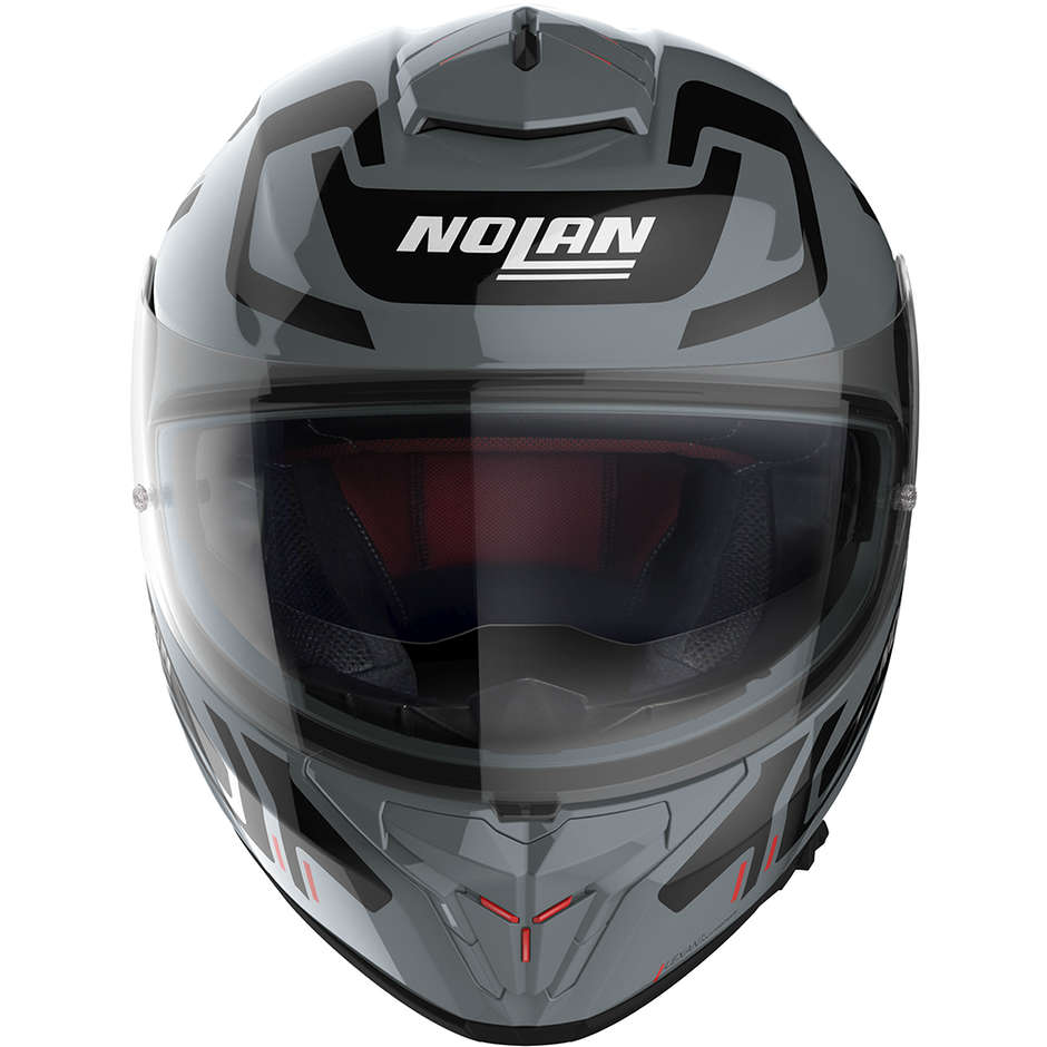 Casque Moto Intégral Nolan N80.8 ALLY N-Com 051 Gris Ardoise
