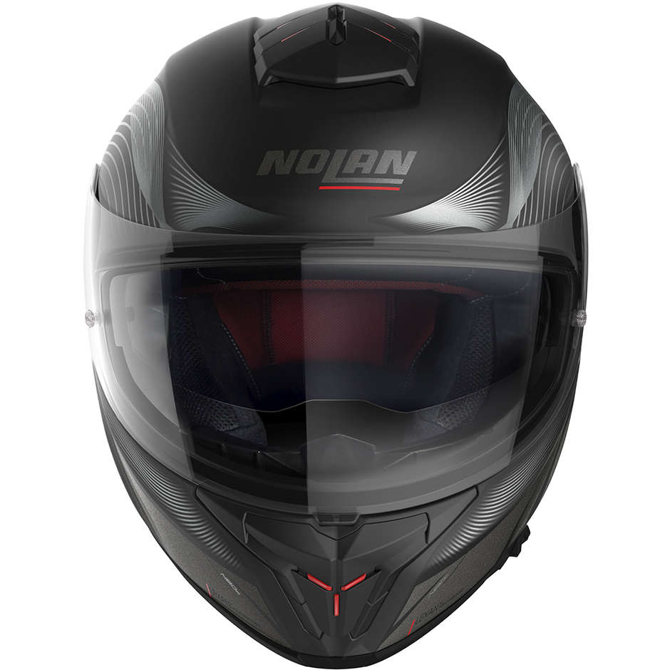 Casque Moto Intégral Nolan N80.8 POWERGLIDE N-Com 044 Gris Mat