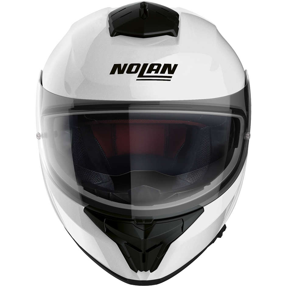 Casque Moto Intégral Nolan N80.8 SPECIAL N-Com 015 Blanc Pur