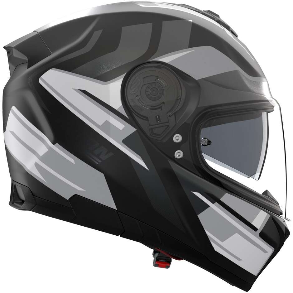 Casque moto intégral Nolan N80-8 TRITTICO 359 noir blanc anthracite mat
