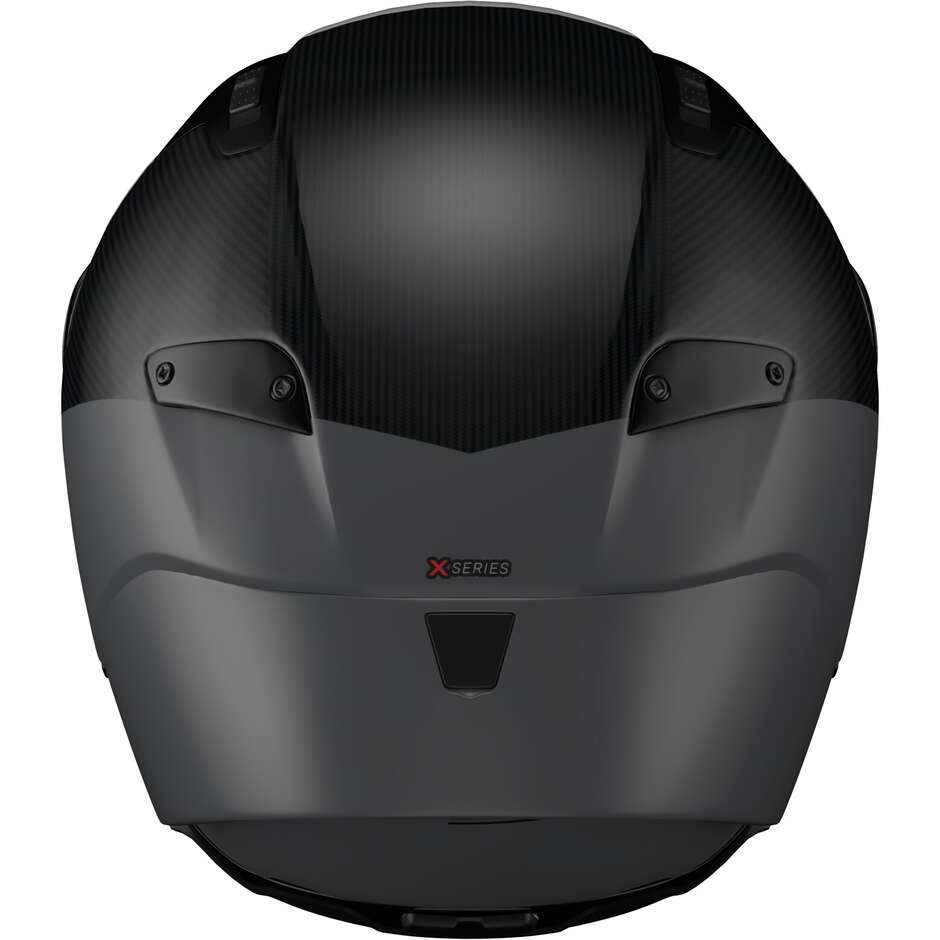 Casque moto intégral Nolan X-804 RS UC BLOCK 369 Carbone Gris Lave Rouge Blanc Brillant