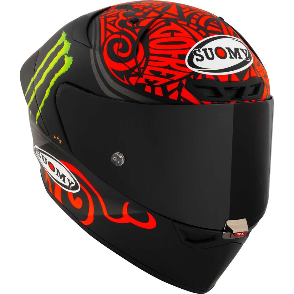 Casque Moto Intégral Racing Suomy S1-XR GP BAGNAIA MONSTER REPL.2024 Mat - -FIM