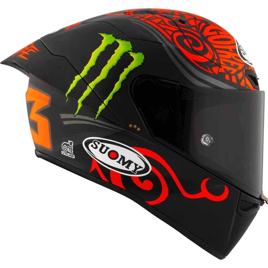 Casque Moto Intégral Racing Suomy S1-XR GP BAGNAIA MONSTER REPL.2024 Mat - -FIM