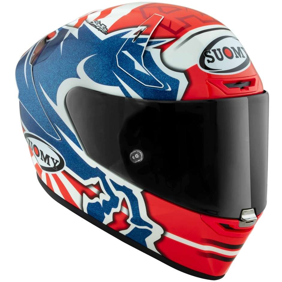 Casque moto intégral Racing Suomy SR-GP DOVI Replica 2019 (pas de sponsor)