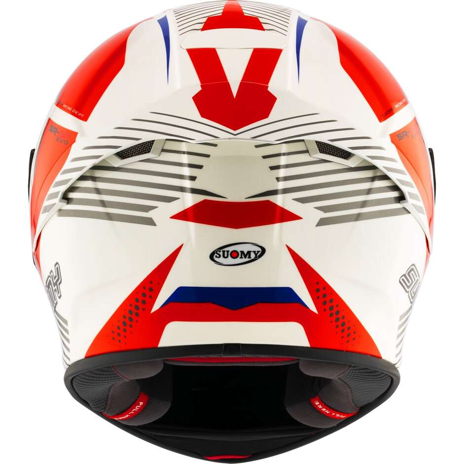 Casque Moto Intégral Racing Suomy SR-GP EVO AIRSPEED Rouge Bleu