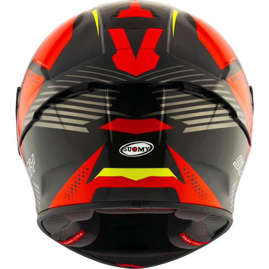 Casque Moto Intégral Racing Suomy SR-GP EVO AIRSPEED Rouge Jaune