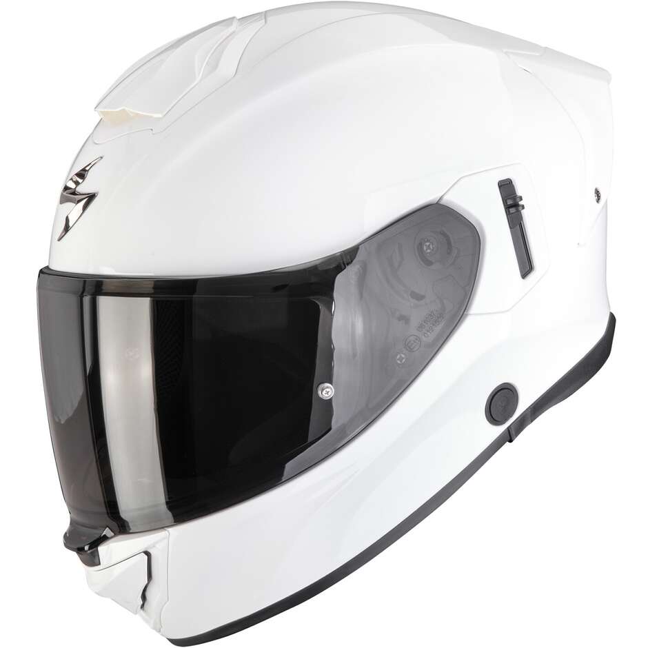 Casque moto intégral Scorpion EXO-530 AIR SOLID blanc