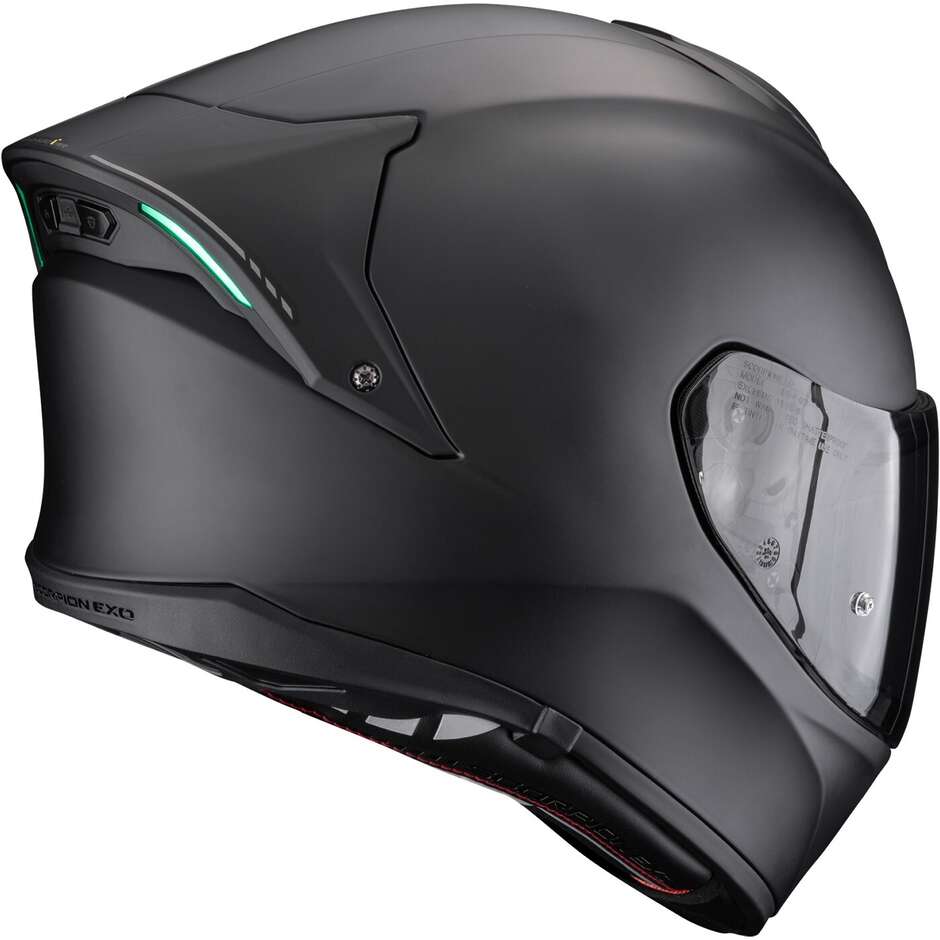 Casque moto intégral Scorpion EXO-530 i AIR SOLID, noir mat