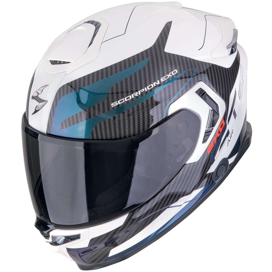 Casque Moto Intégral Scorpion EXO-GT SP AIR FLEX Blanc Camaleon