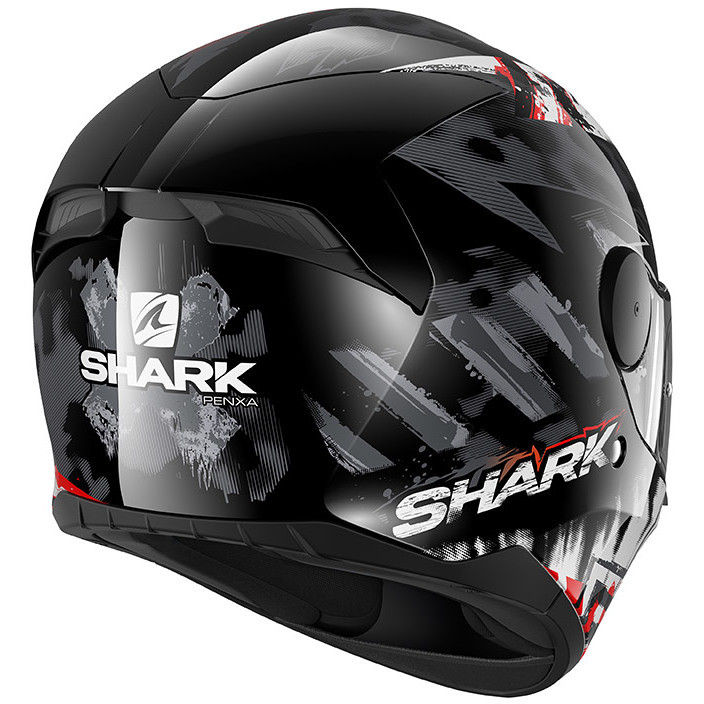 Casque moto intégral Shark D-SKWAL 2 PENXA noir rouge anthracite