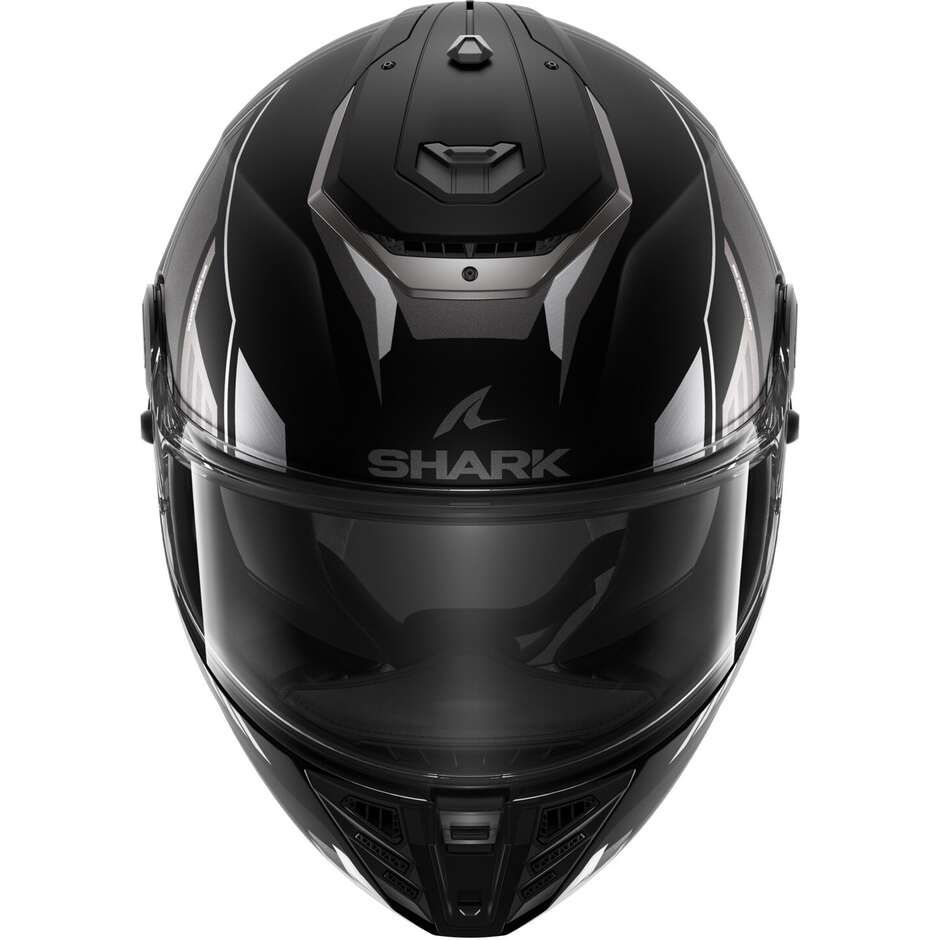 Casque Moto Intégral Shark SPARTAN RS BYHRON Noir Mat Anthracite Chrome