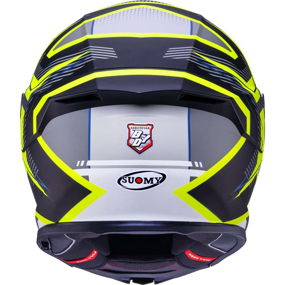 Casque moto intégral Suomy STELLAR 2 BLACKSTAR noir mat jaune