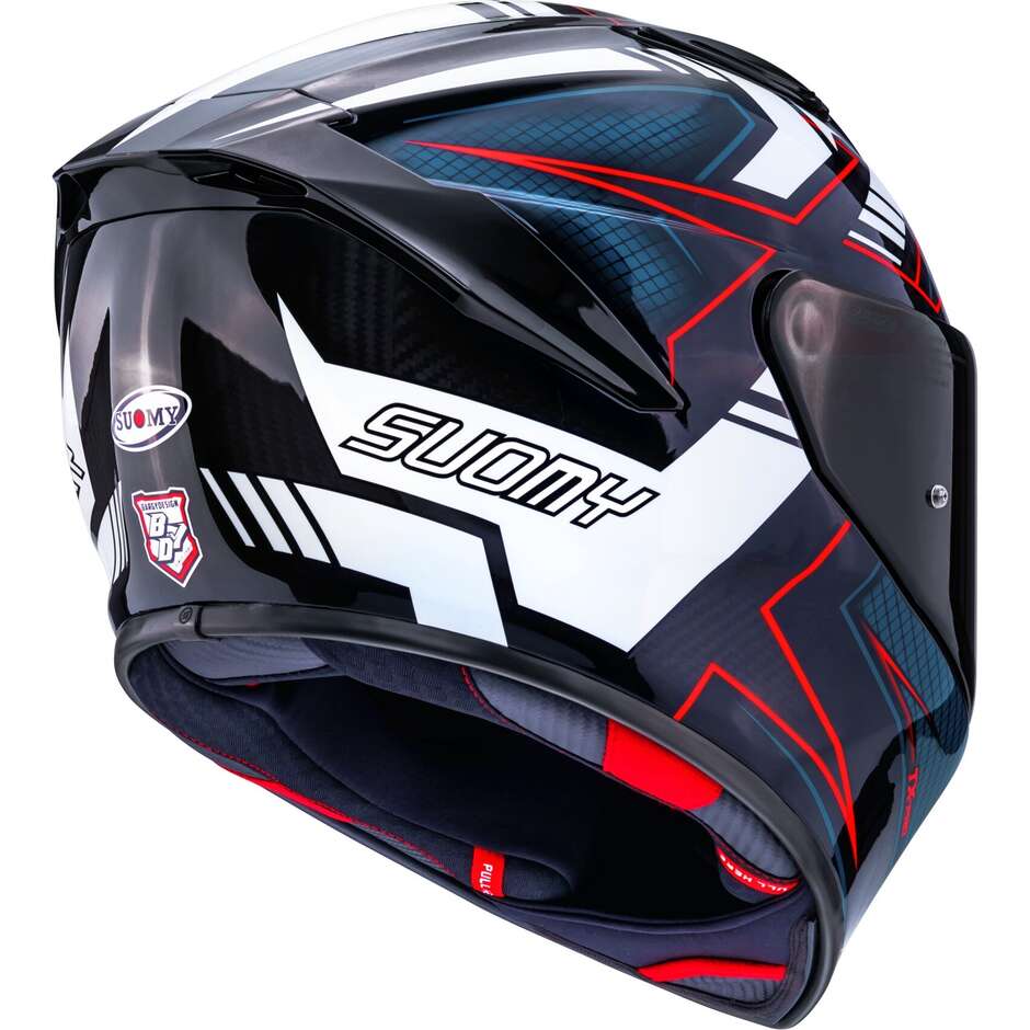 Casque moto intégral Suomy TX-PRO FLAWLESS blanc
