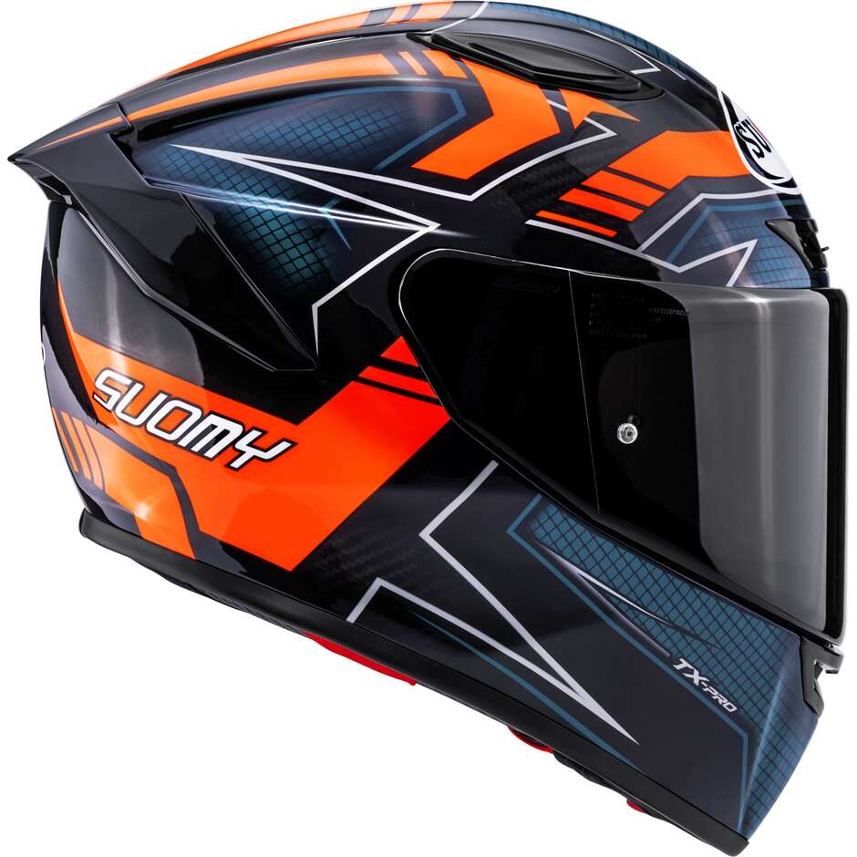 Casque moto intégral Suomy TX-PRO FLAWLESS Orange