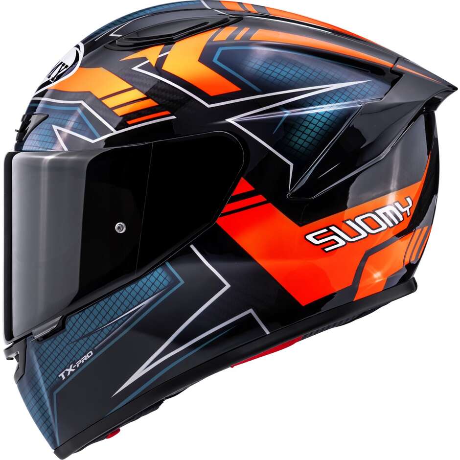 Casque moto intégral Suomy TX-PRO FLAWLESS Orange