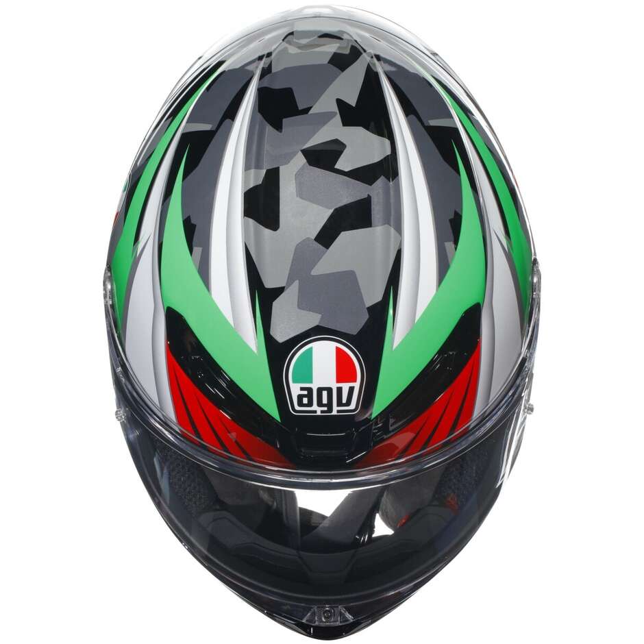 Casque Moto Intégral Touring Agv K6 S EXCITE Camo Italie