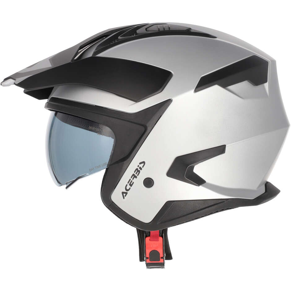 Casque Moto Jet Acerbis ARIA EVO METALLIC Argent