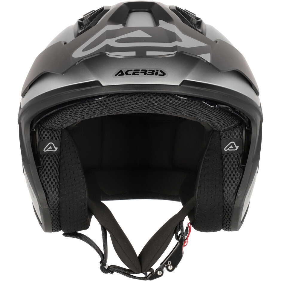 Casque Moto Jet Acerbis ARIA EVO METALLIC Argent