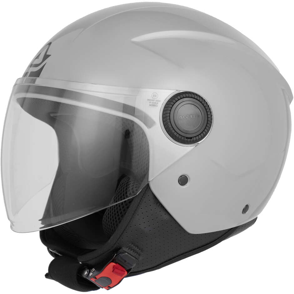 Casque Moto Jet ACERBIS BREZZA Gris