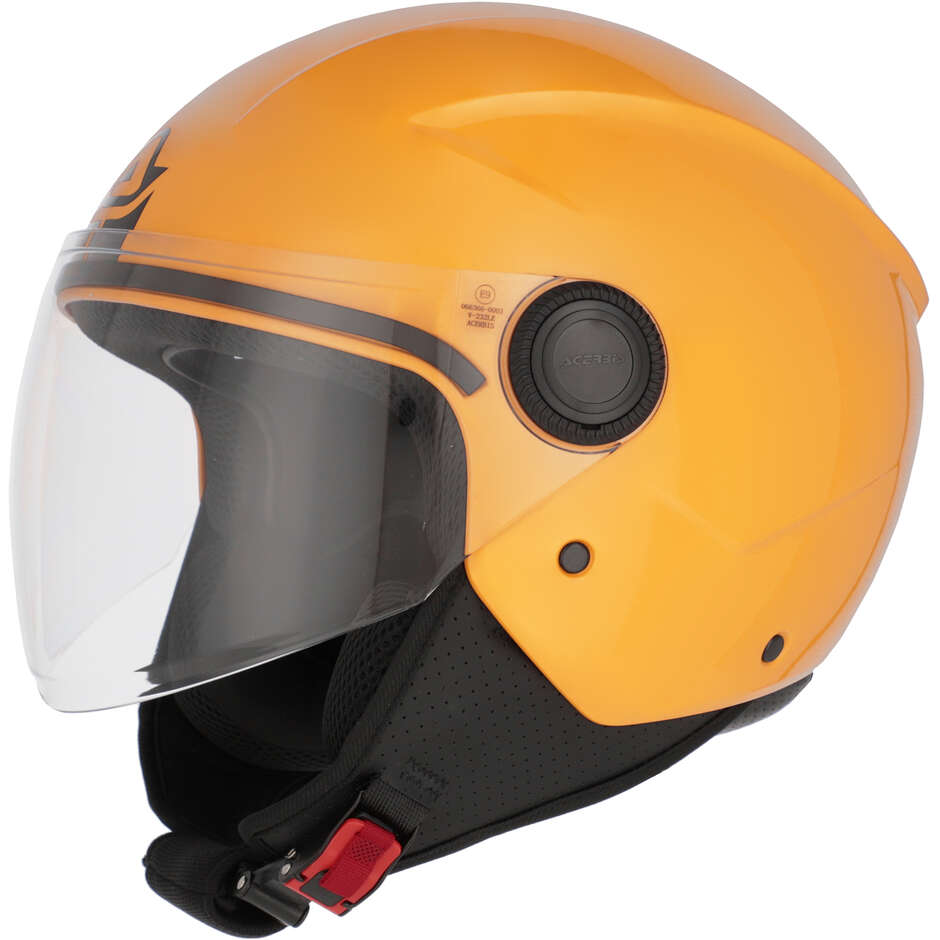 Casque Moto Jet ACERBIS BREZZA Jaune
