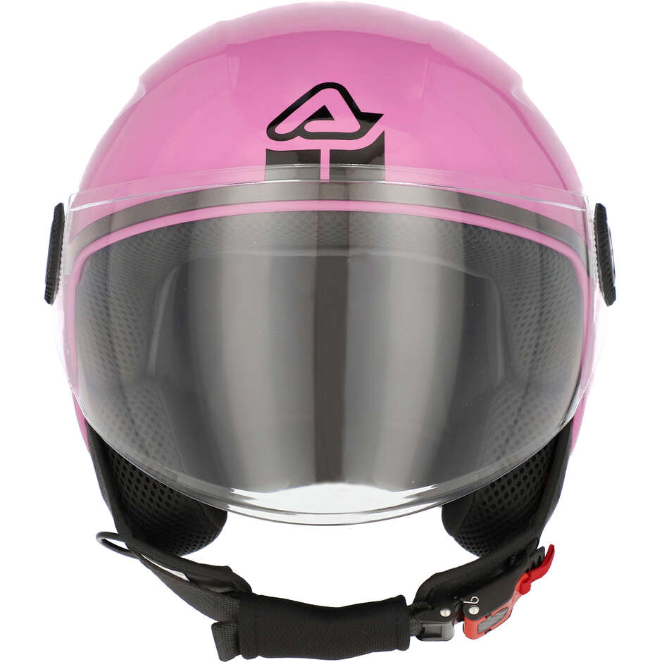 Casque Moto Jet ACERBIS BREZZA Rose
