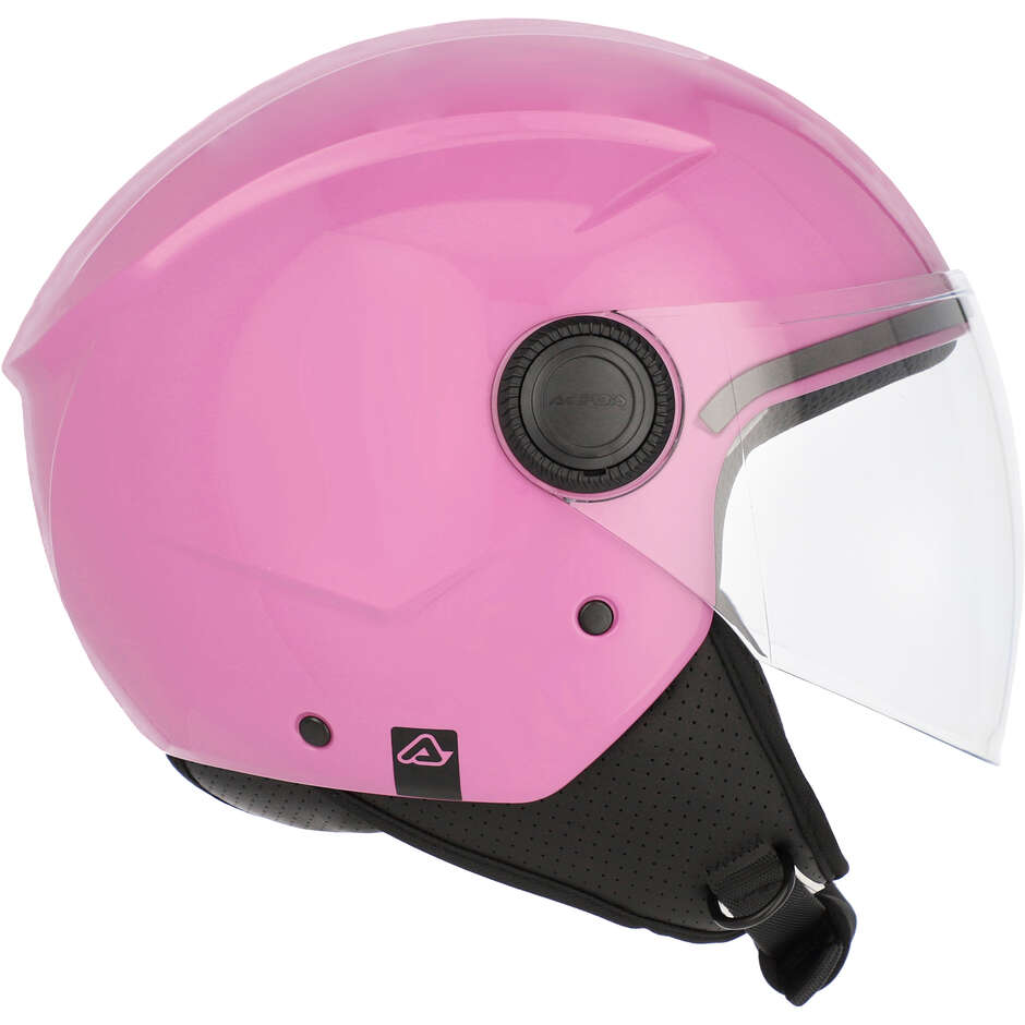 Casque Moto Jet ACERBIS BREZZA Rose