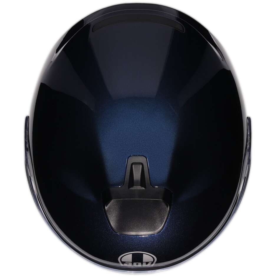 Casque moto Jet AGV IRIDES MONO Bleu Profond