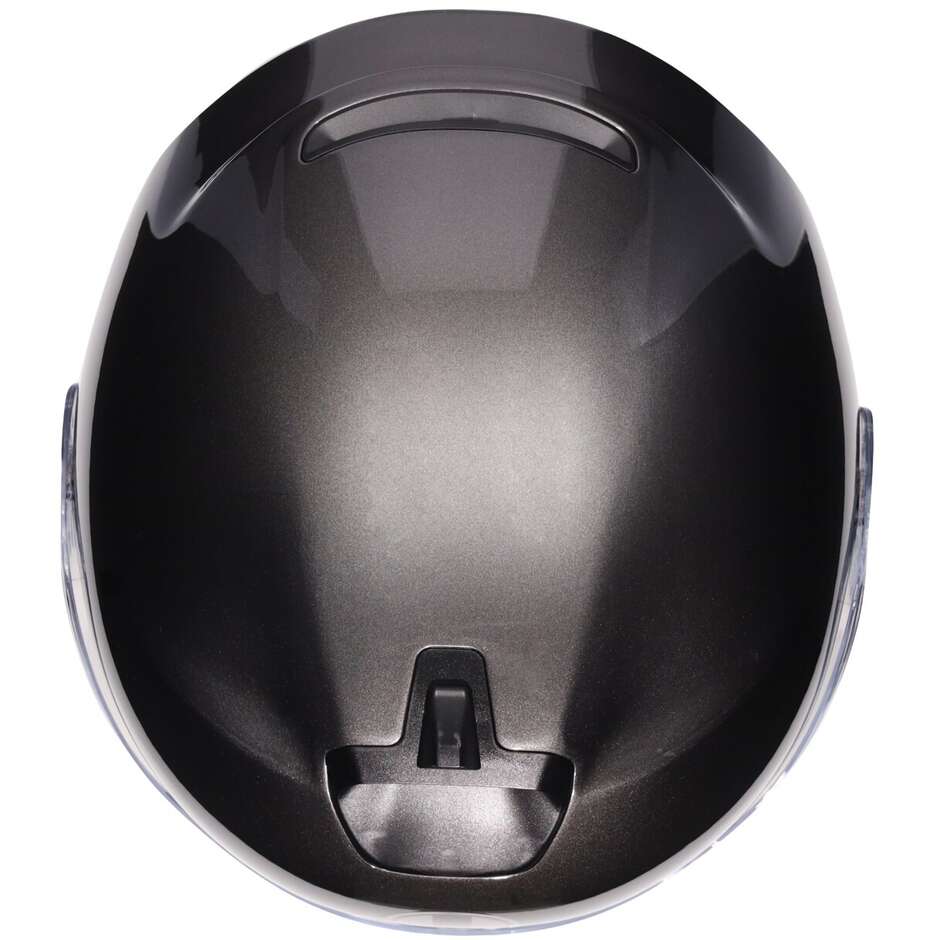 Casque moto Jet AGV IRIDES MONO Gris Asphalte