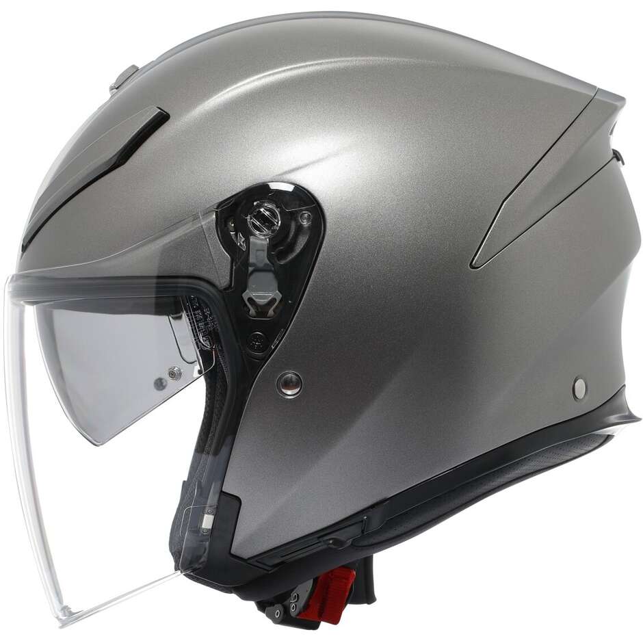 Casque moto Jet AGV K5 JET EVO MONO Gris Lune Mat