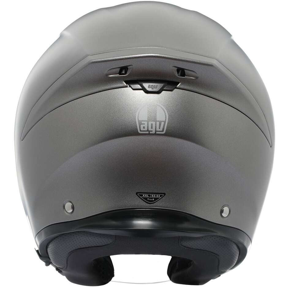 Casque moto Jet AGV K5 JET EVO MONO Gris Lune Mat