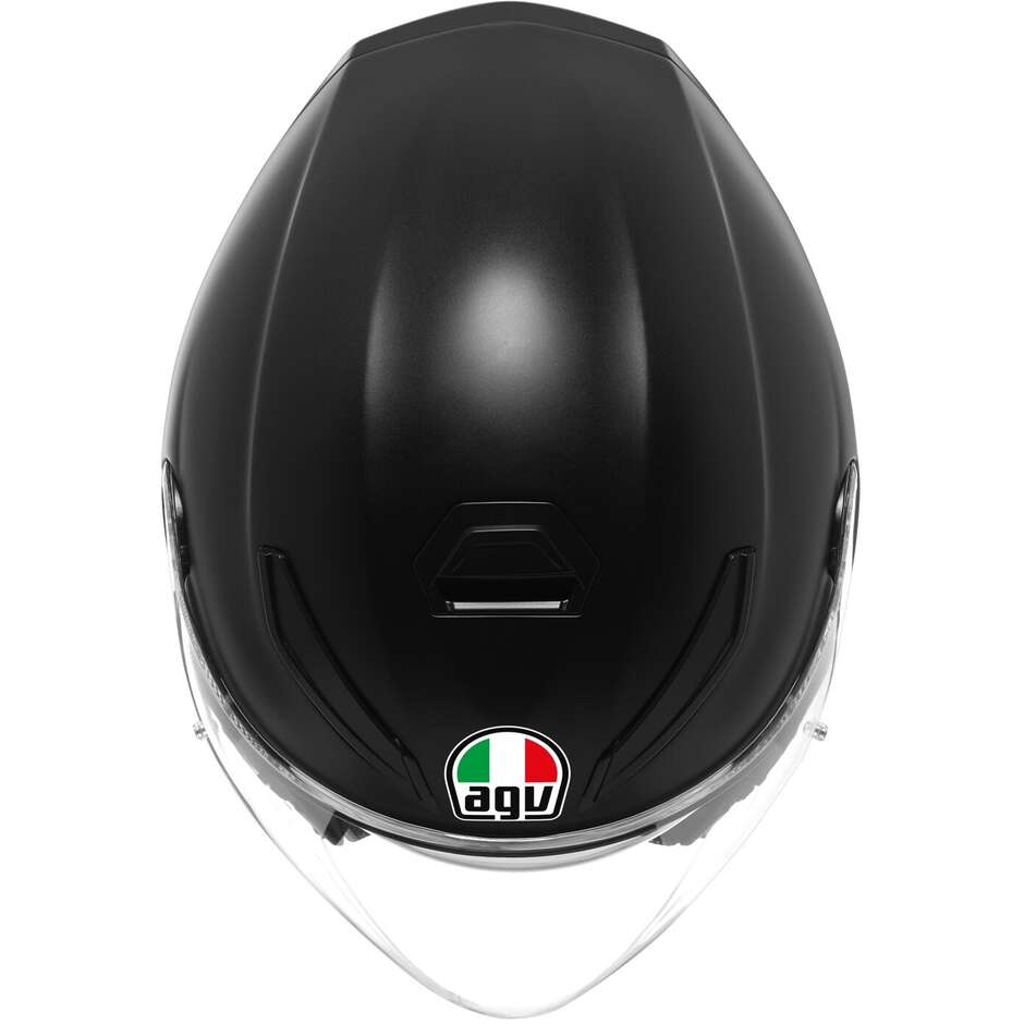 Casque Moto Jet AGV K5 JET EVO MONO Noir Mat