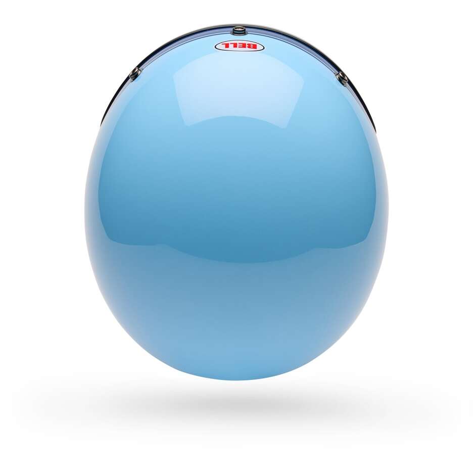 Casque moto jet Bell Custom 500 Crate, bleu glacier