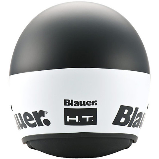 Casque moto Jet Blauer Pilot 2.0 Multicolore Noir mat Blanc
