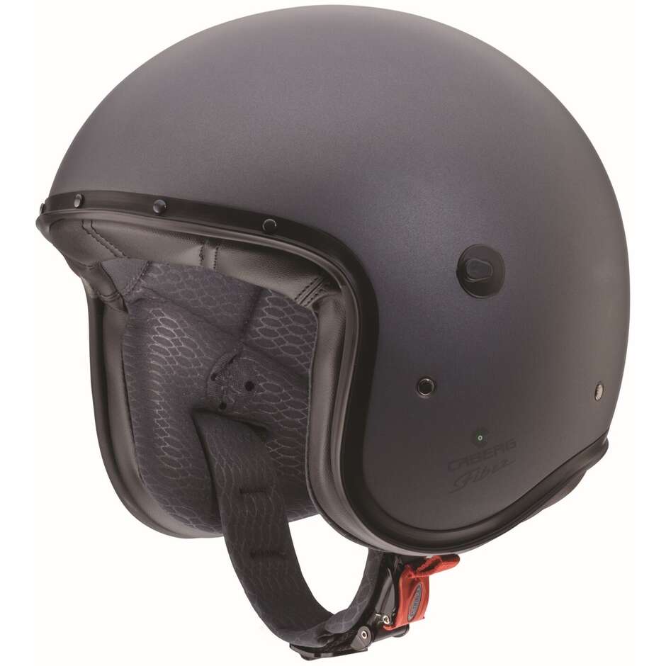 Casque moto jet Caberg FREERIDE X gris métallisé mat