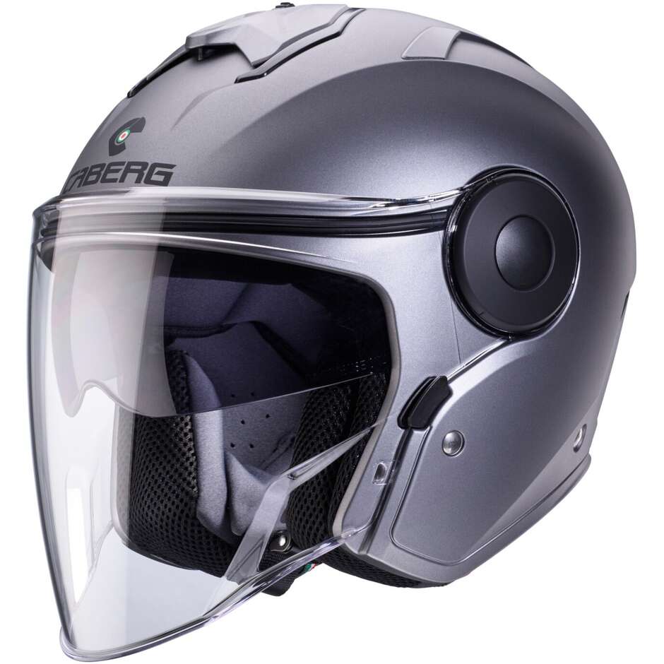 Casque Moto Jet Caberg SOHO Gris Mat Gunmetal
