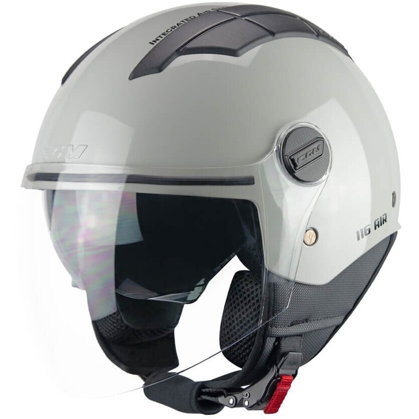 Casque Moto Jet CGM 116A AIR MONO Gris