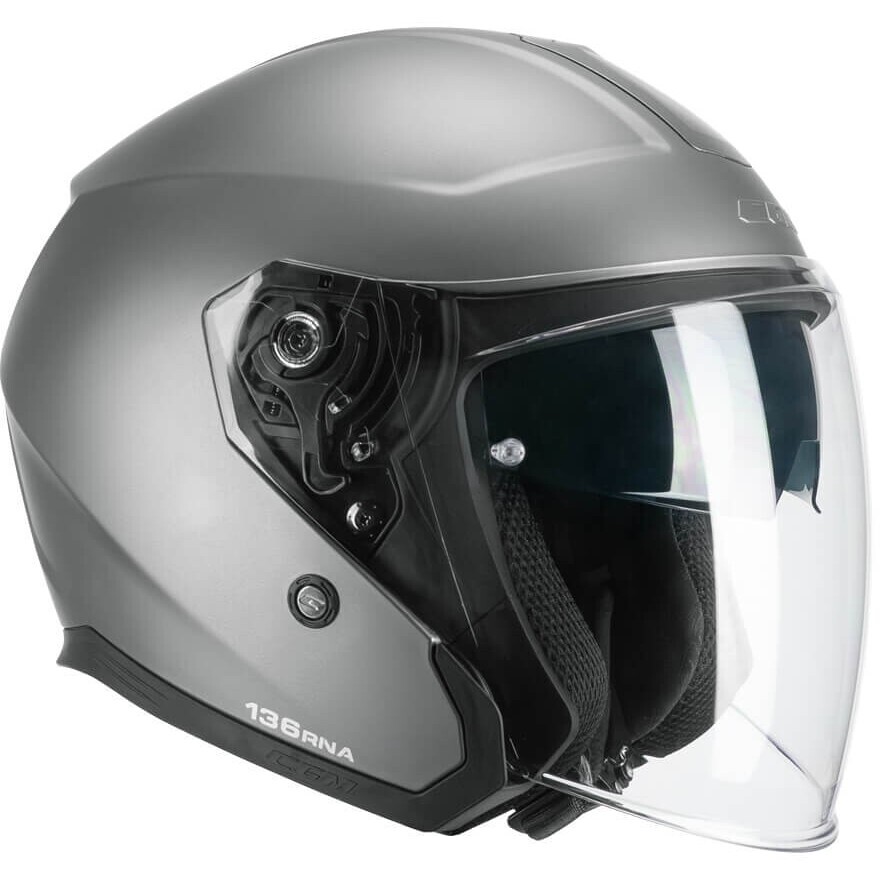 Casque Moto Jet CGM 136A RNA MONO Anthracite Satiné