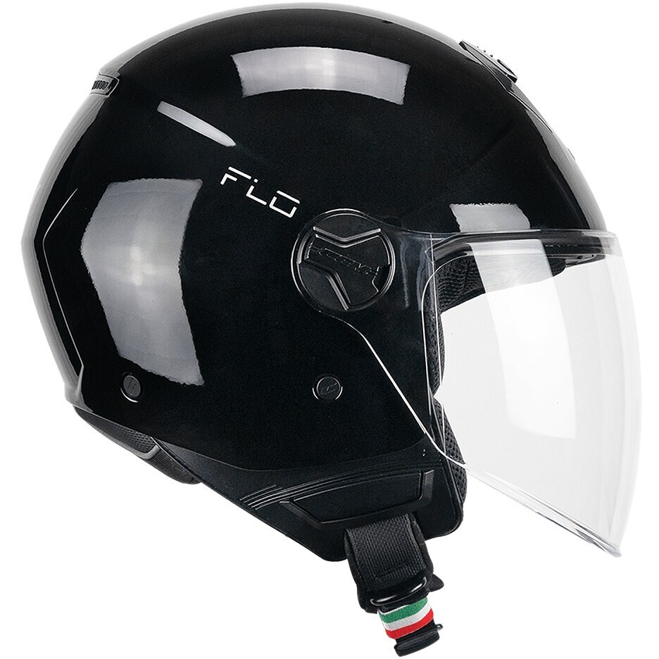 Casque Moto Jet CGM 167A FLO MONO Noir long