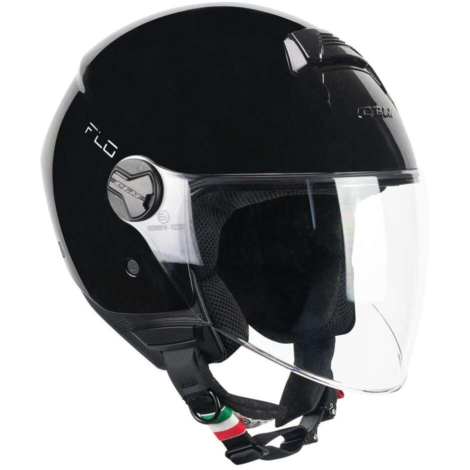 Casque Moto Jet CGM 167A FLO MONO Noir long