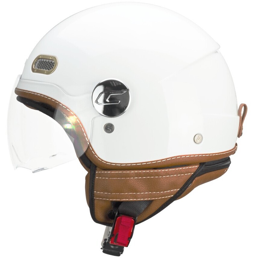 Casque Moto Jet CGM 191I PIX IT Vert Blanc Rouge