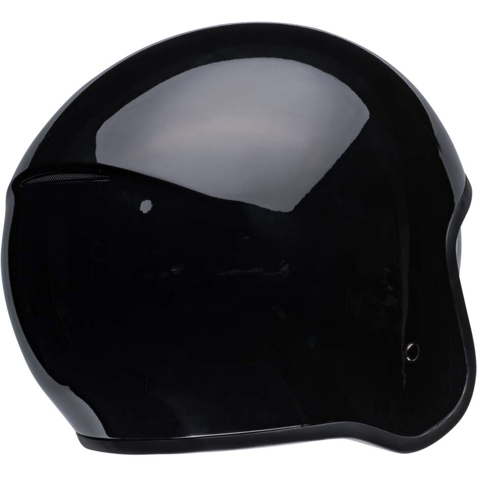Casque Moto Jet Custom Bell TX501 Noir Brillant