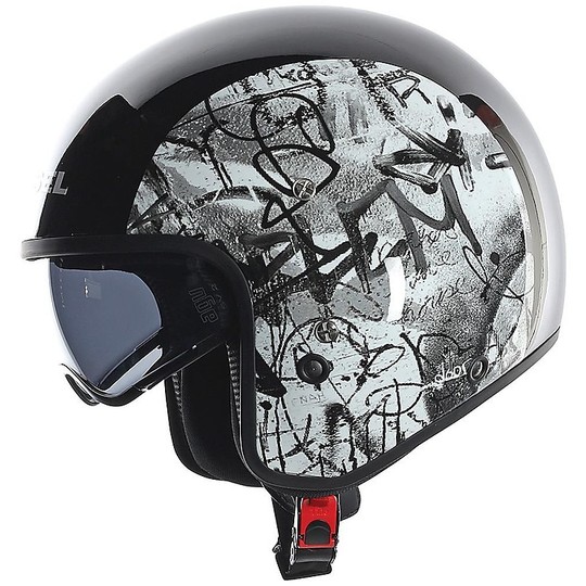 Casque moto Jet Diesel Hi-Jack Multi HJ1 Graffiti