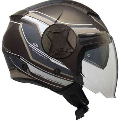 Casque Moto Jet Origin PALIO 2.0 + Bt Hyper Noir Jaune Fluo Mat Vente en  Ligne 