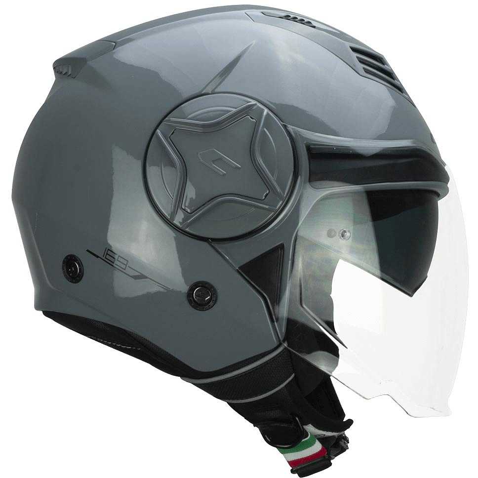 Casque Moto Argenté Iron Man (Gris)