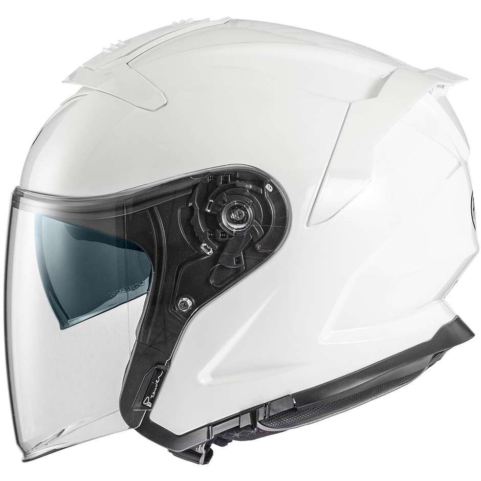Casque Moto Jet en Fibre Premier JT5 U8 Blanc