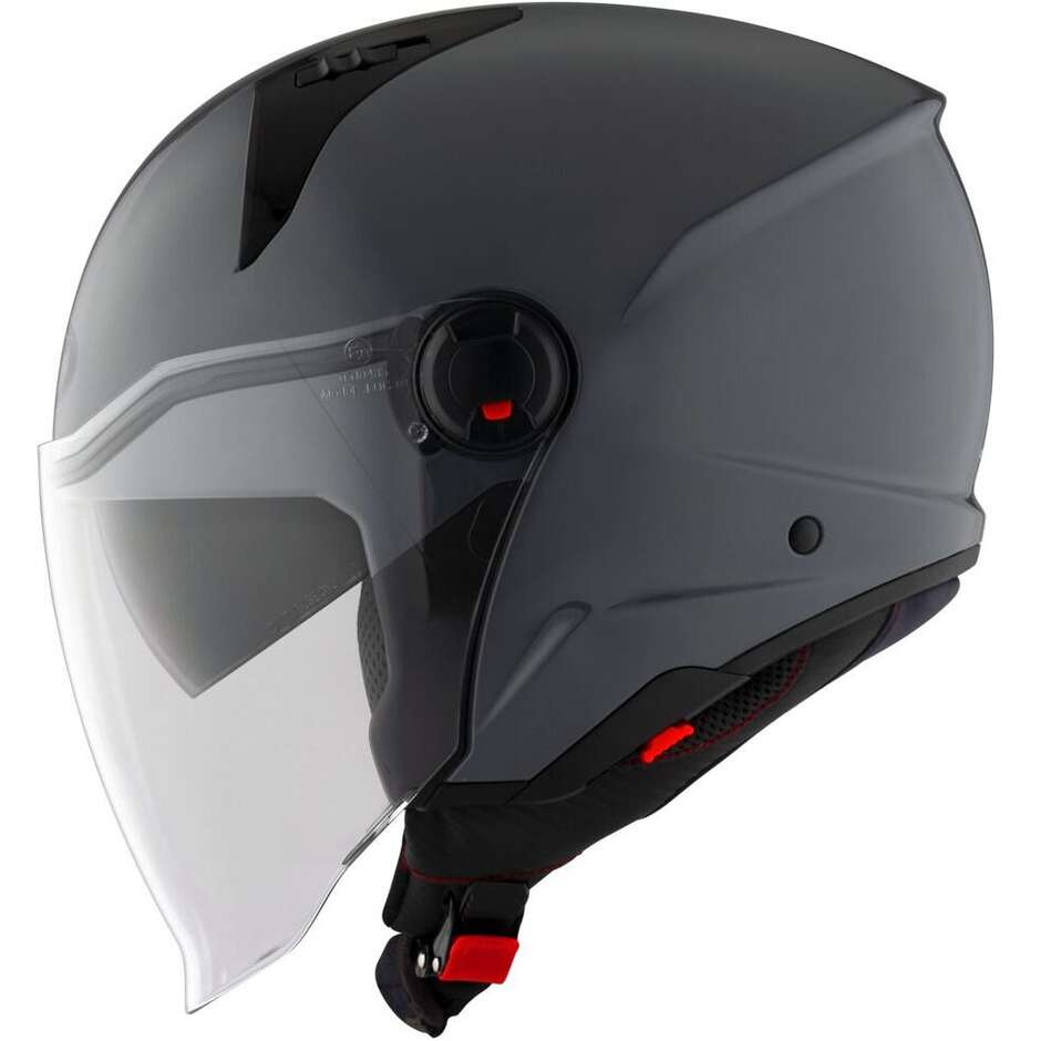 Casque Moto Jet KYT D-CITY PLAIN Gris