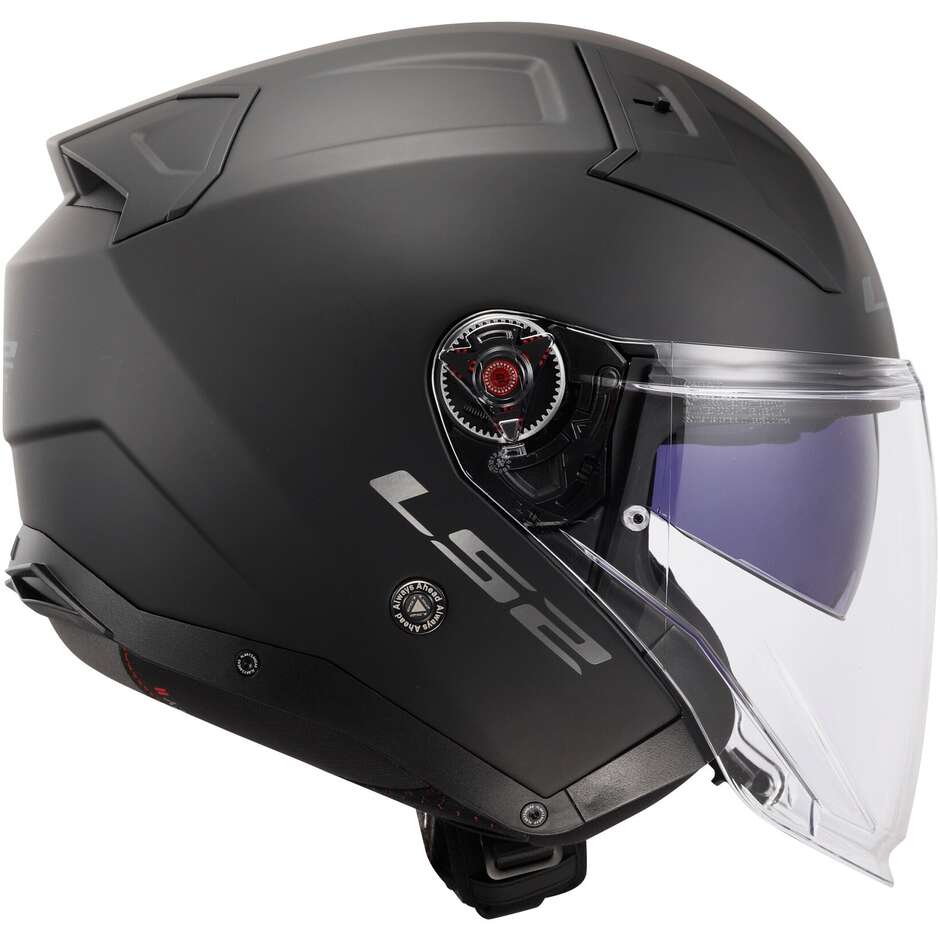 Casque Moto Jet Ls2 OF603 INFINITY 2 Solid Matt Black
