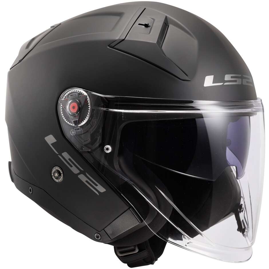 Casque Moto Jet Ls2 OF603 INFINITY 2 Solid Matt Black